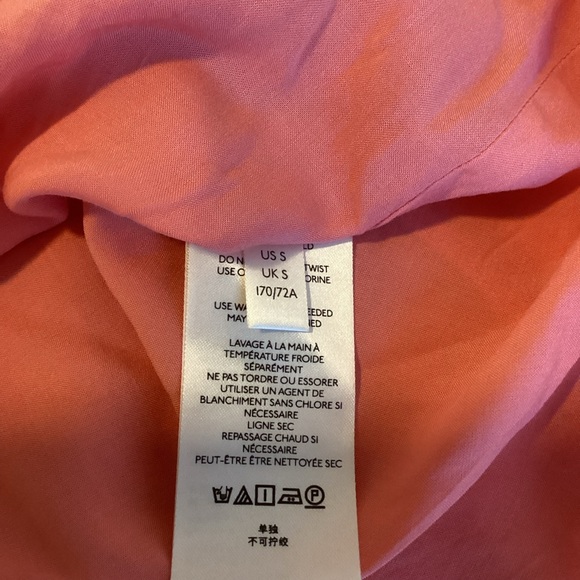 Anthropologie Danielle Duer Tiered Mini Skirt Womens Small Tangerine Fairycore - Picture 9 of 14